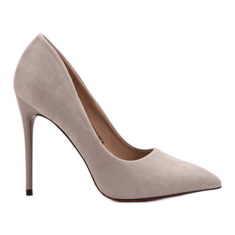 Jumex Salto de camurça cinza