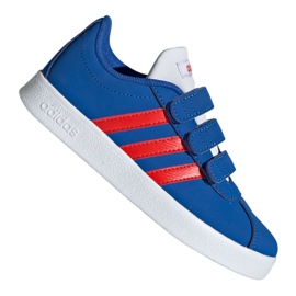 Adidas Vl Tribunal 2.0 Cmf C Jr EE6904 sapatos azul