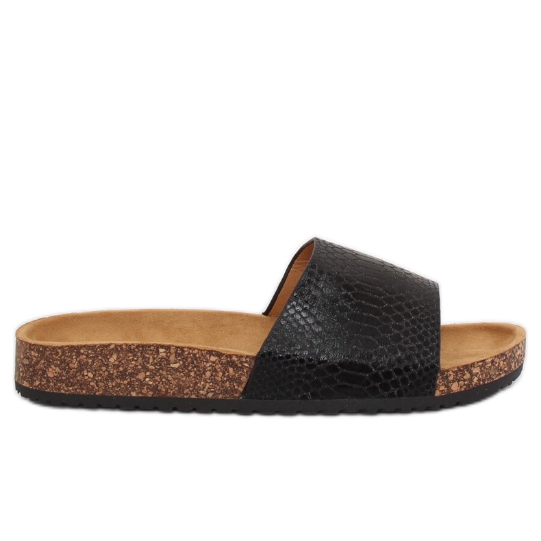 Chinelos femininos negros PK44491 Preto