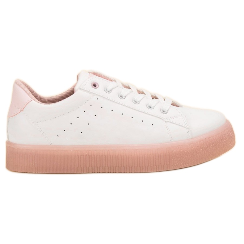 SHELOVET Calçados esportivos de amarrar branco