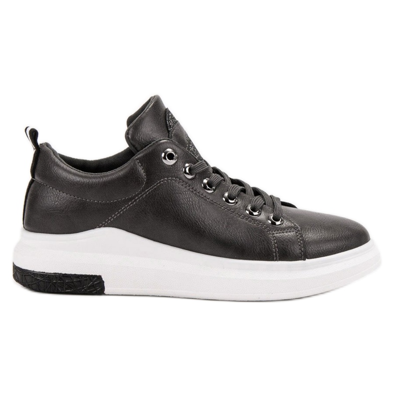 Weide Tênis elegantes com cordões cinza