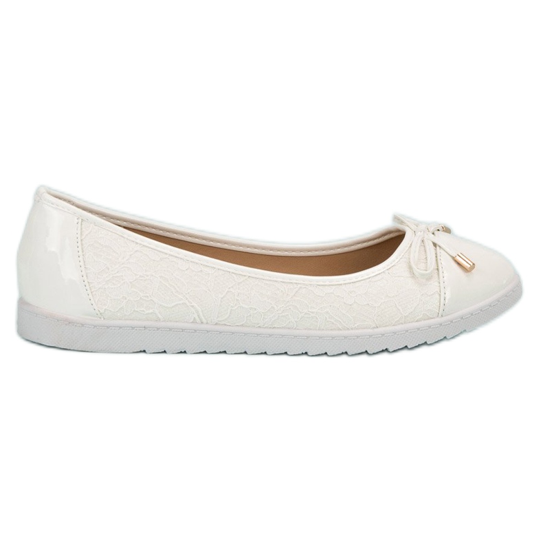 Super Me Bailarinas brancas branco