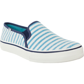 Keds Double Decker Cabana Stripe 670 branco azul
