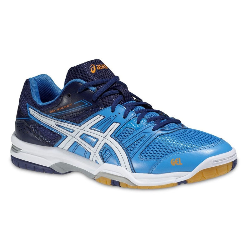 Tênis de voleibol Asics Gel-Rocket 7 B405N-4101 azul azul