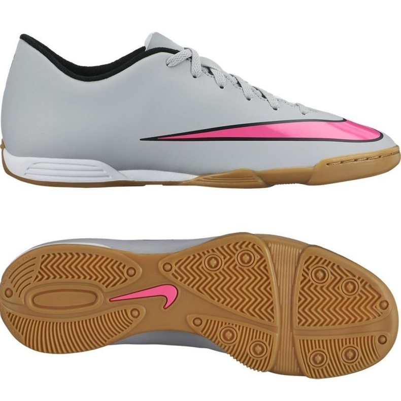 Sapatos de interior Nike Mercurial Vortex Ii Ic 651648-060 multicolorido cinza Sapatos de interior Nike Mercurial Vortex Ii Ic 651648-060 multicolorido cinza