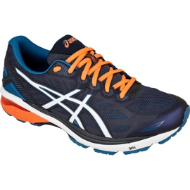 Tênis de corrida Asics GT-1000 5 M T6A3N-4900 azul marinho
