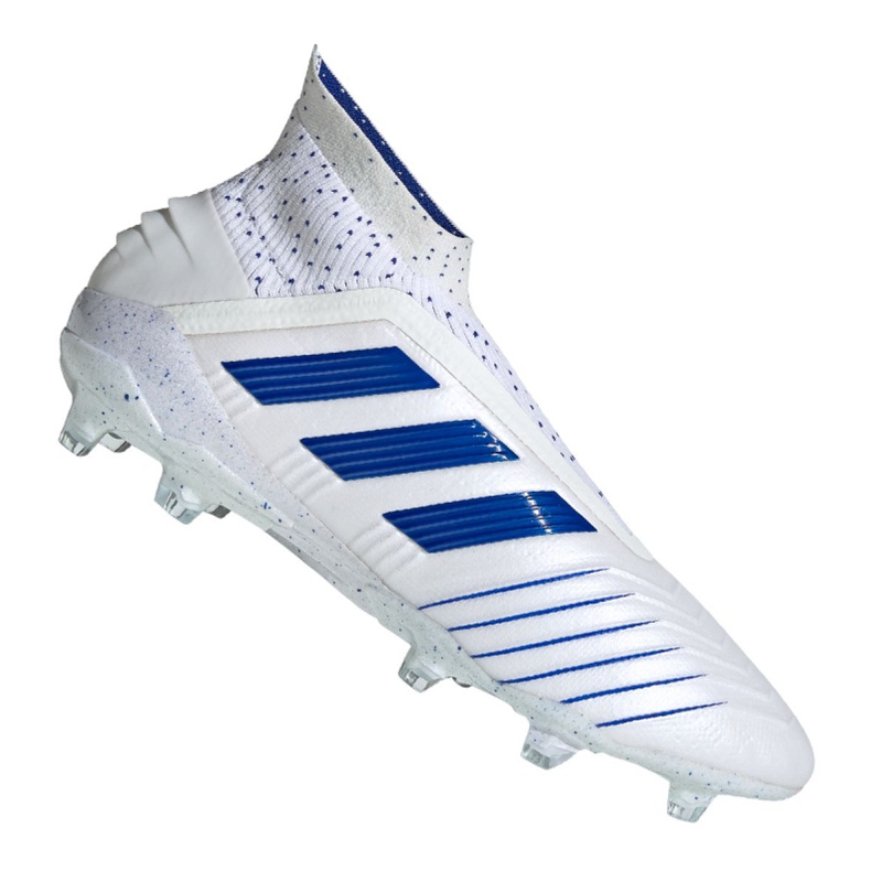 Chuteiras Adidas Predator 19+ Fg M BC0548 branco branco Chuteiras Adidas Predator 19+ Fg M BC0548 branco branco