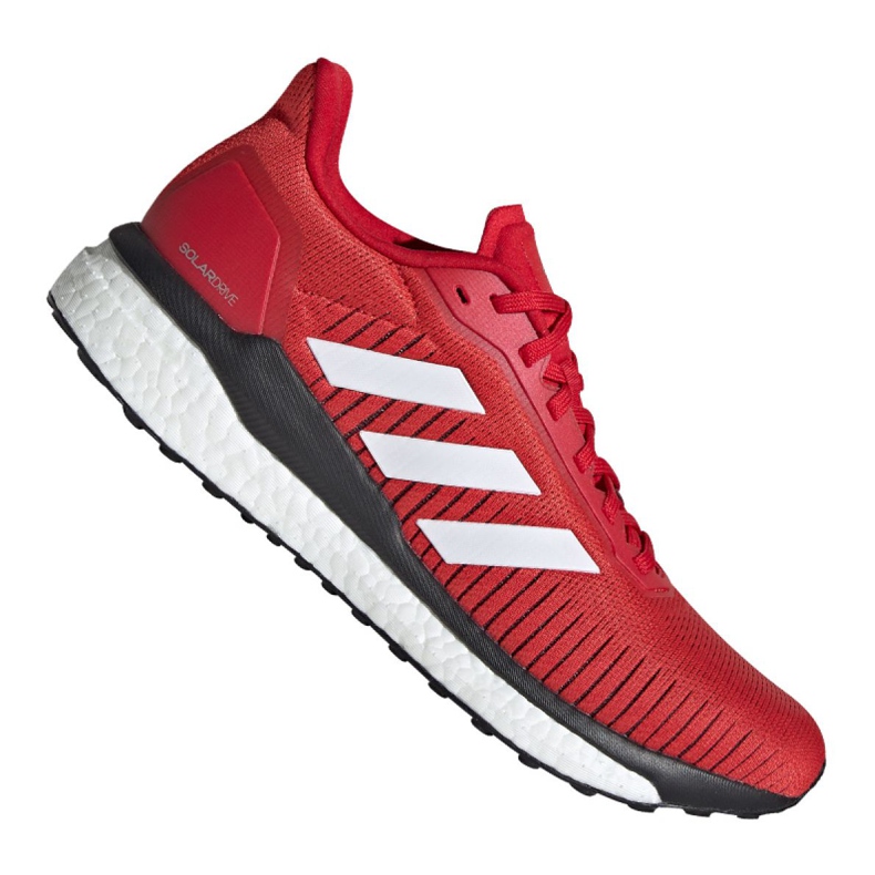 Tênis de corrida Adidas Solar Drive 19 M EF0790 vermelho