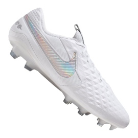 Chuteiras Nike Legend 8 Elite Fg M AT5293-100 branco branco