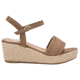 Vices Sandálias na plataforma marrom