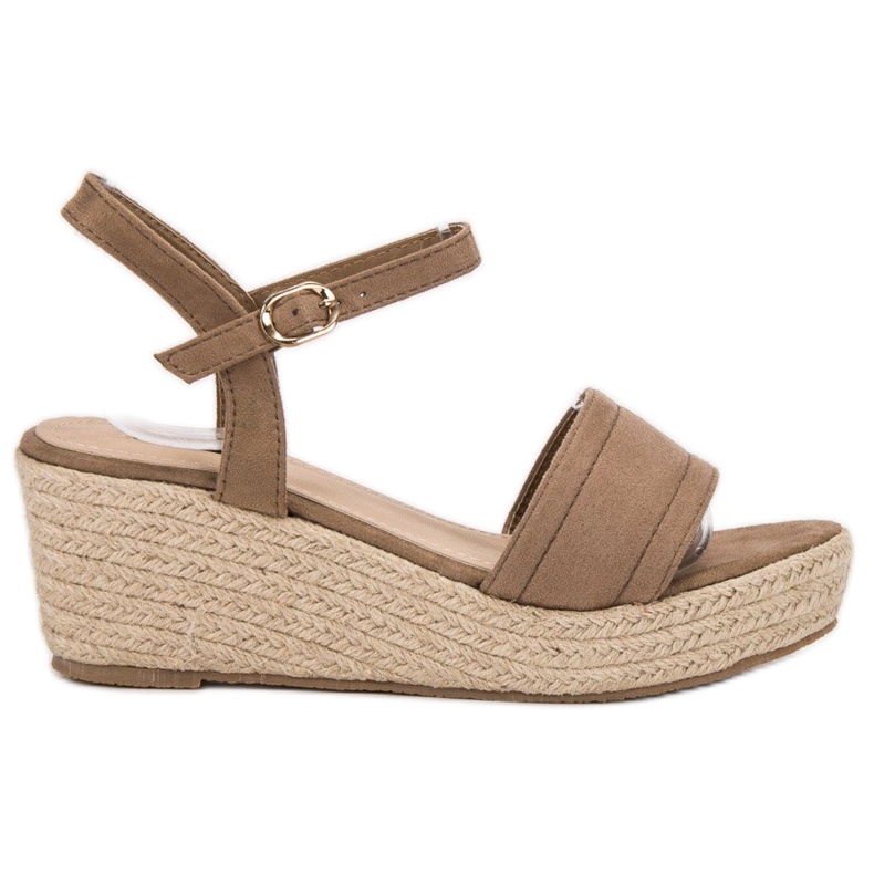 Vices Sandálias na plataforma castanho