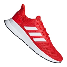 Tênis de treinamento Adidas Runfalcon M F36202 vermelho