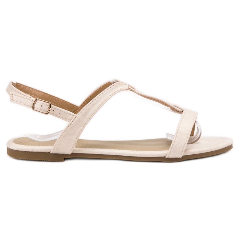 Clowse Sandálias de camurça elegantes castanho