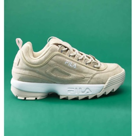 Fila Disruptor S Low Wmn Cinza Feather castanho