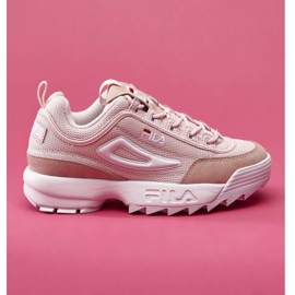 Fila Disruptor Malha Low Wmn Chalk Pink castanho