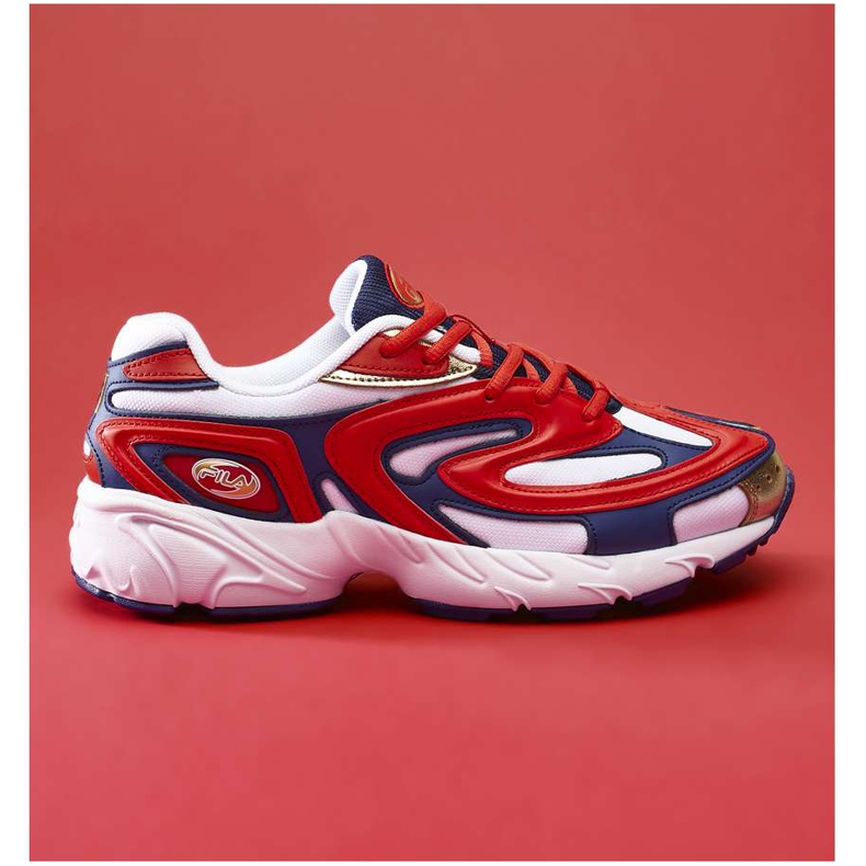 Fila Criador 40N Fierry Red White Estate Azul branco vermelho multicolorido