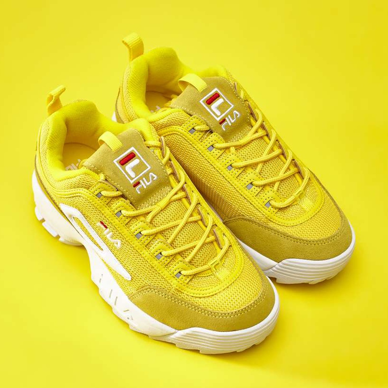 Fila Disruptor Malha Baixo Wmn Império Amarelo