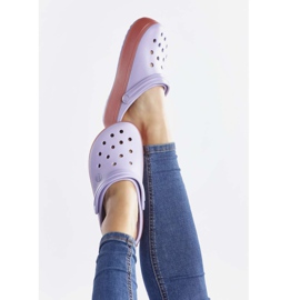 Crocs Crocband Platform Clog 5P9 Lavanda Melão multicolorido Crocs Crocband Platform Clog 5P9 Lavanda Melão multicolorido