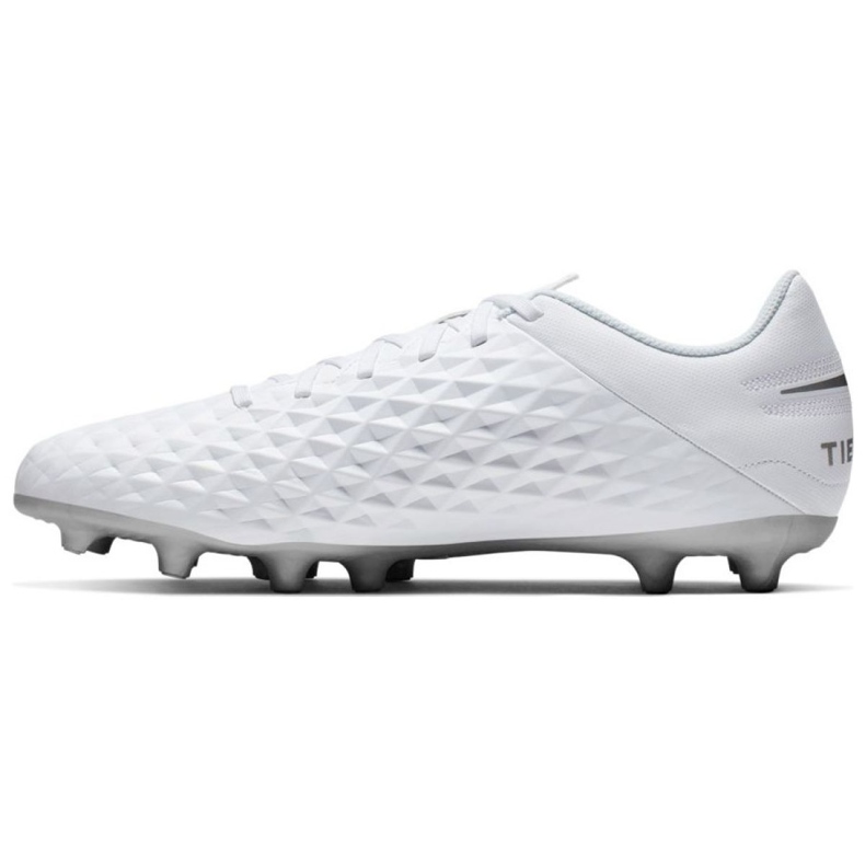 Chuteiras Nike Tiempo Legend 8 Academy Club FG / MG M AT6107-100 branco branco