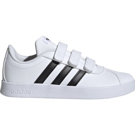 Sapatos Adidas Vl Court 2.0 Cmf C brancos Jr DB1837 Sapatos Adidas Vl Court 2.0 Cmf C brancos Jr DB1837