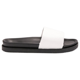 Clowse Chinelos femininos branco