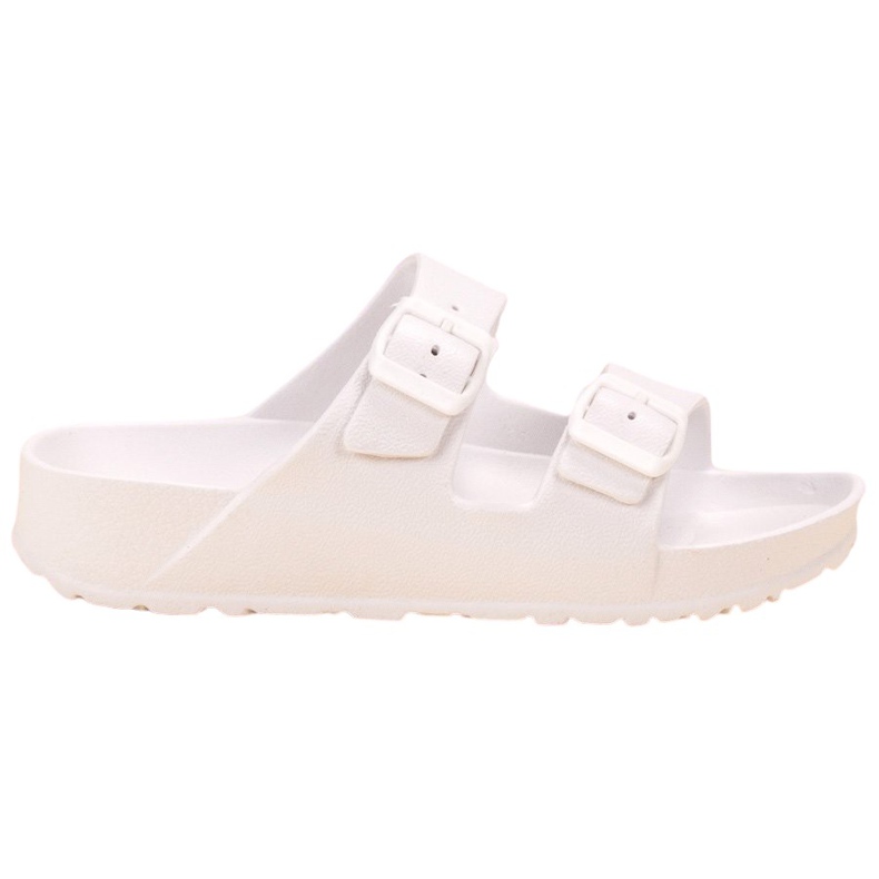 SHELOVET Chinelos leves com fivela branco
