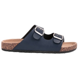 Seastar azul Chinelos da marinha com fivela