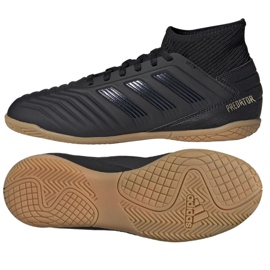 Sapatos de interior adidas Predator 19.3 In Jr G25805 preto preto