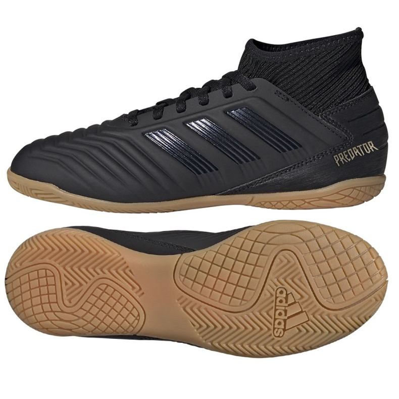 Sapatos de interior adidas Predator 19.3 In Jr G25805 preto preto
