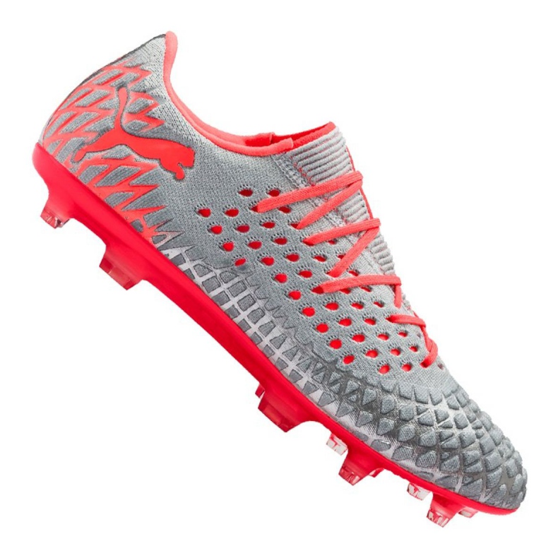 Chuteiras Puma Future 4.1 Netfit Low Fg / Ag M 105730-01 multicolorido cinza
