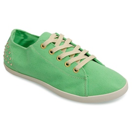 Tênis de tecido com tachas VB67 verde