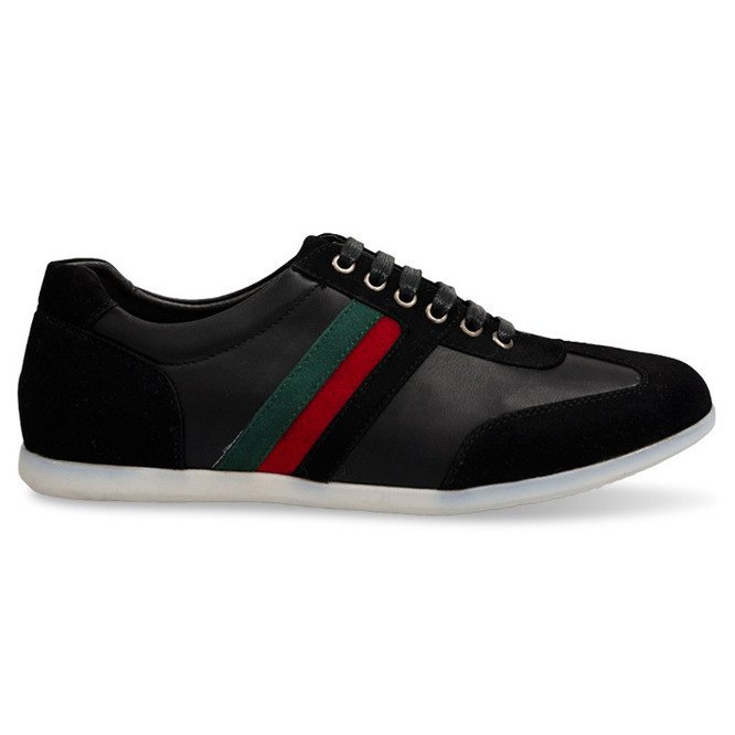 Sapatos casuais urbanos 12-2802 pretos