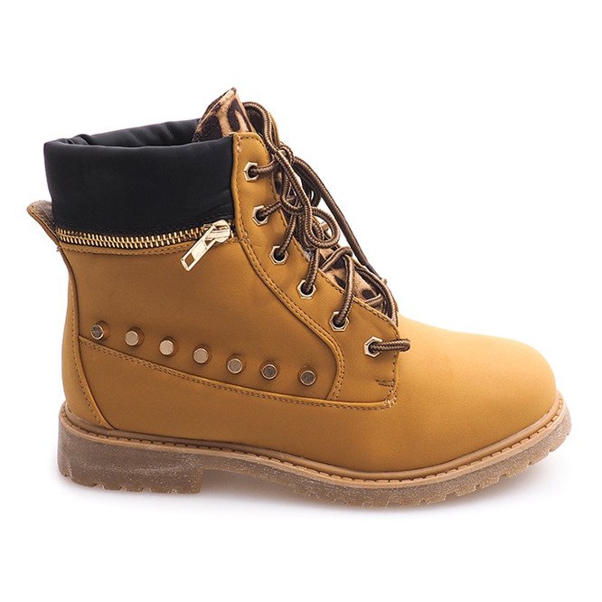 Caçadores Quentes Com Ornamentos Camelo A06 castanho