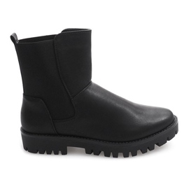 Botas quentes Botas Jodhpur com elástico 976-PA Preto