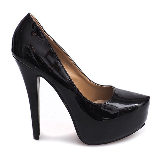 Pinos lacados na plataforma LE107 Black preto