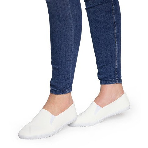 Tênis Lycra HB-1 Branco Slip-On