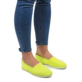 Tênis Lycra PT7205 Amarelo Slip-On