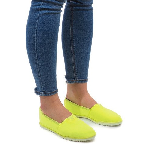 Tênis Lycra PT7205 Amarelo Slip-On
