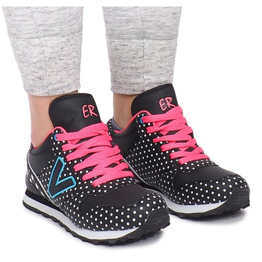 Tênis esportivos B1573-1 preto multicolorido