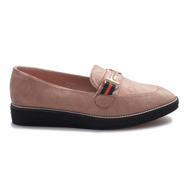 Sapatos deslizantes rosa com tachas Ranges Sapatos deslizantes rosa com tachas Ranges