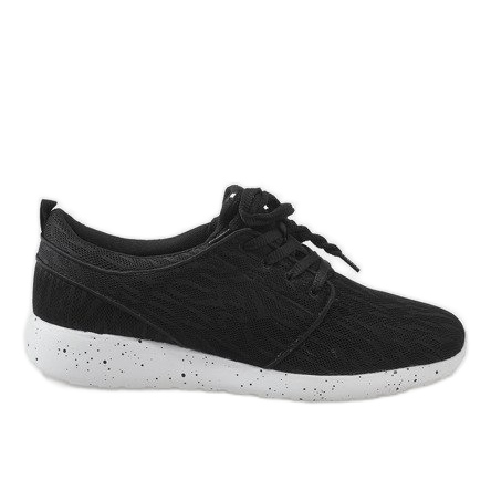 Sapatos esportivos masculinos negros M637-1 preto