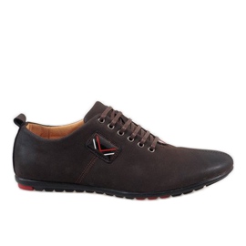 Sapatos masculinos marrons WF932-3 marrom