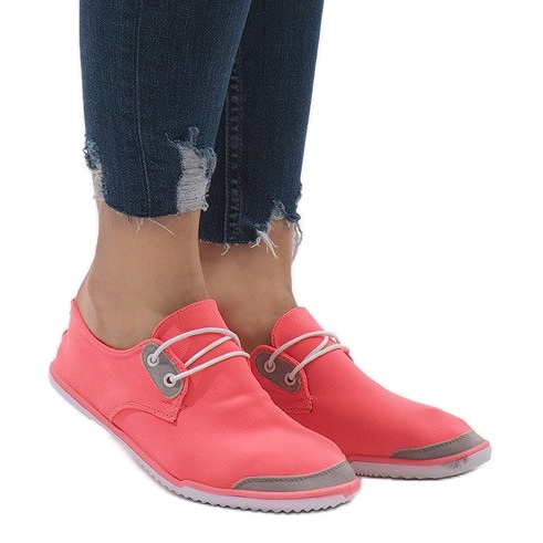 Tênis deslizante rosa 288-86 lycra multicolorido