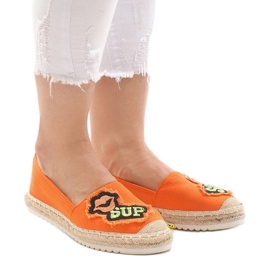 Espadrilles laranja L-1047