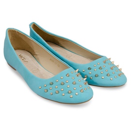 BM Bailarinas com pregos A507 azul