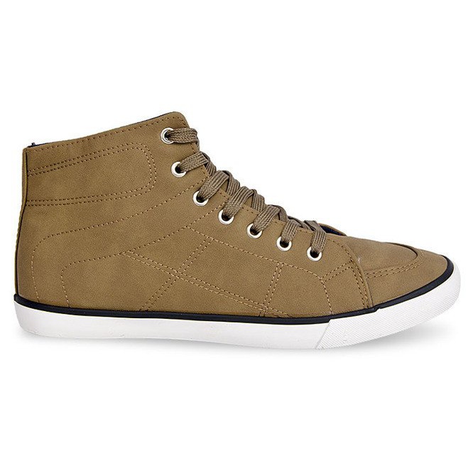 Tênis alto casual 033 Khaki verde