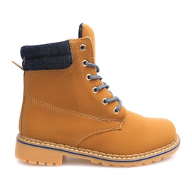 Marrom Jesienne Timberki Trapery 1-16 YELL / BLU