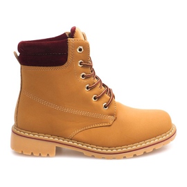 Marrom Jesienne Timberki Trapery 1-16 YELL / RED