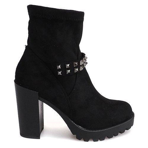 Botas em um poste fivela 35-796 preto