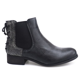 Botas Botas Jodhpur B150S-KB pretas preto